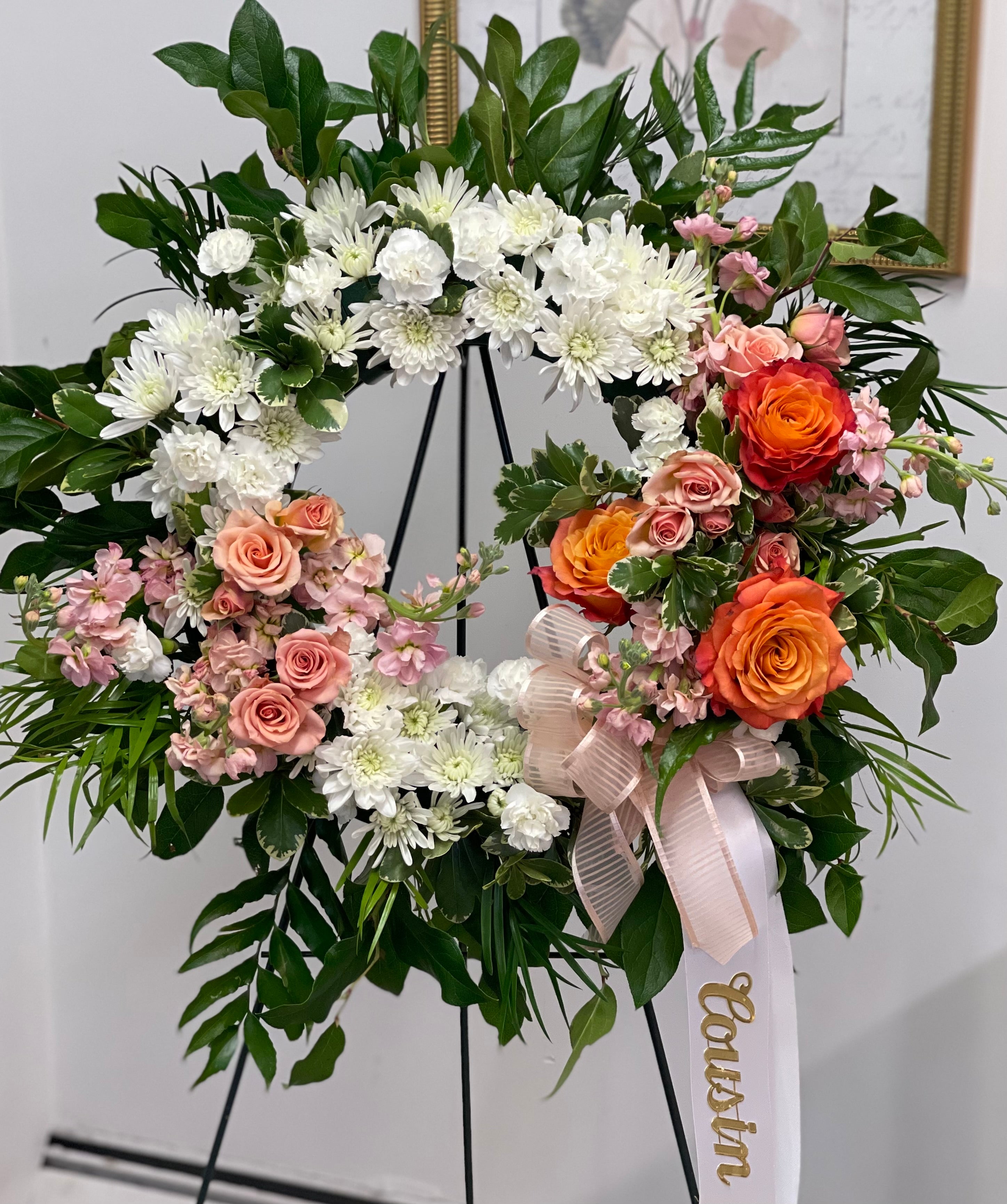 Sympathy wreath